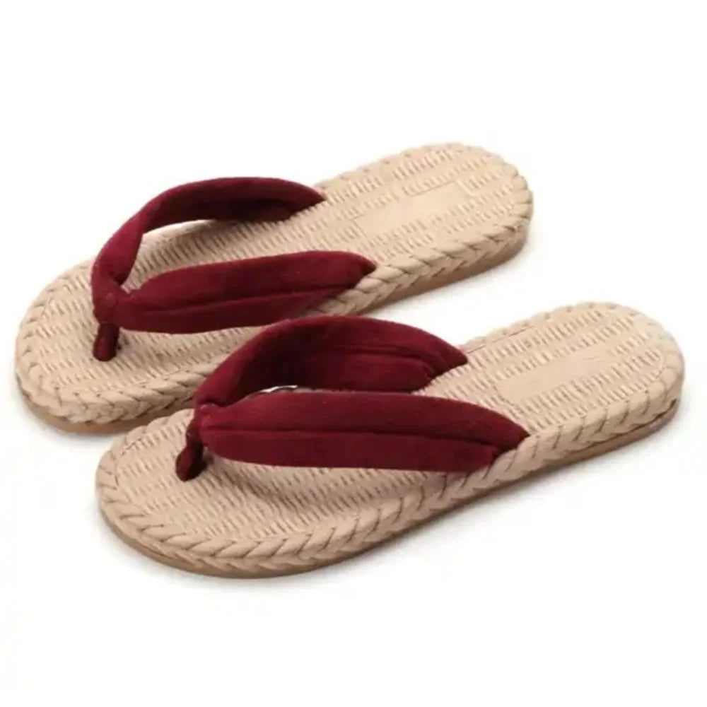 Casual Soft-soled Anime Cosplay Clogs Non-Slip Flat Flip Flops Shoes Sandals Japanese Style Slippers Girls