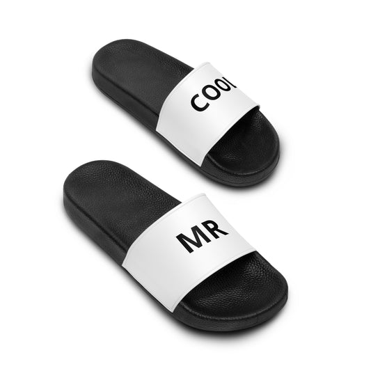 Flip Fritz Slide Sandalen – Bequeme Sommerschuhe mit weißem Riemen für Herren