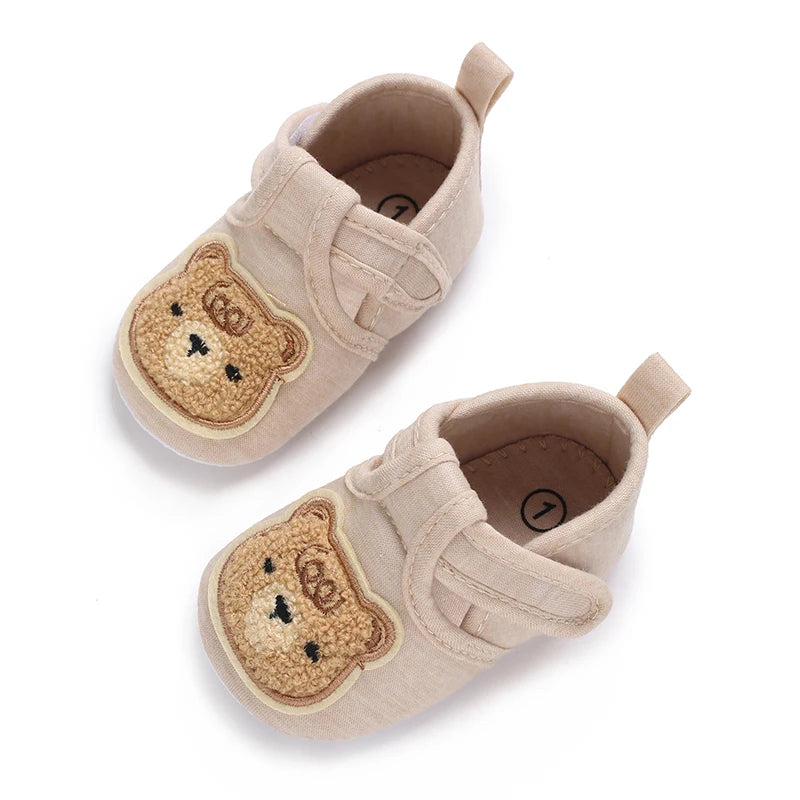 Sommersandalen für Babys (0-18 Monate) – ideal für Jungen und Mädchen – Lauflernhilfen – weiche Sohle – niedliches Bärenmotiv – lässig – leicht – bequem