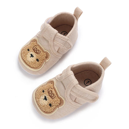 Sommersandalen für Babys (0-18 Monate) – ideal für Jungen und Mädchen – Lauflernhilfen – weiche Sohle – niedliches Bärenmotiv – lässig – leicht – bequem