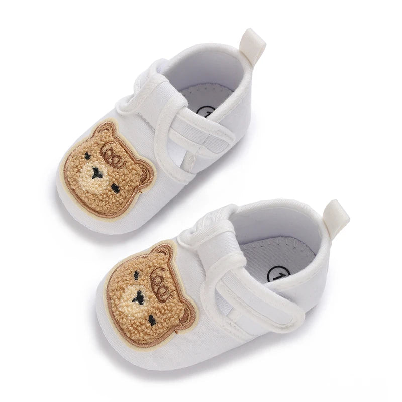 Sommersandalen für Babys (0-18 Monate) – ideal für Jungen und Mädchen – Lauflernhilfen – weiche Sohle – niedliches Bärenmotiv – lässig – leicht – bequem