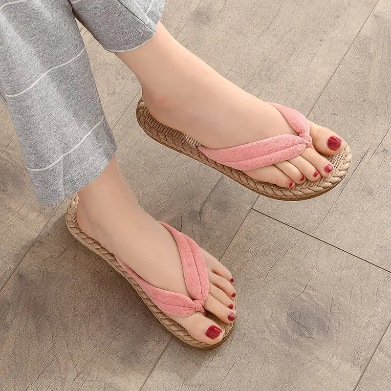 Summer Non-Slip Outdoor Beach Flip-Flops Women Men Hot Anime Cosplay Clogs Kimono Flip-flops Geta Slippers Shoes Accessories