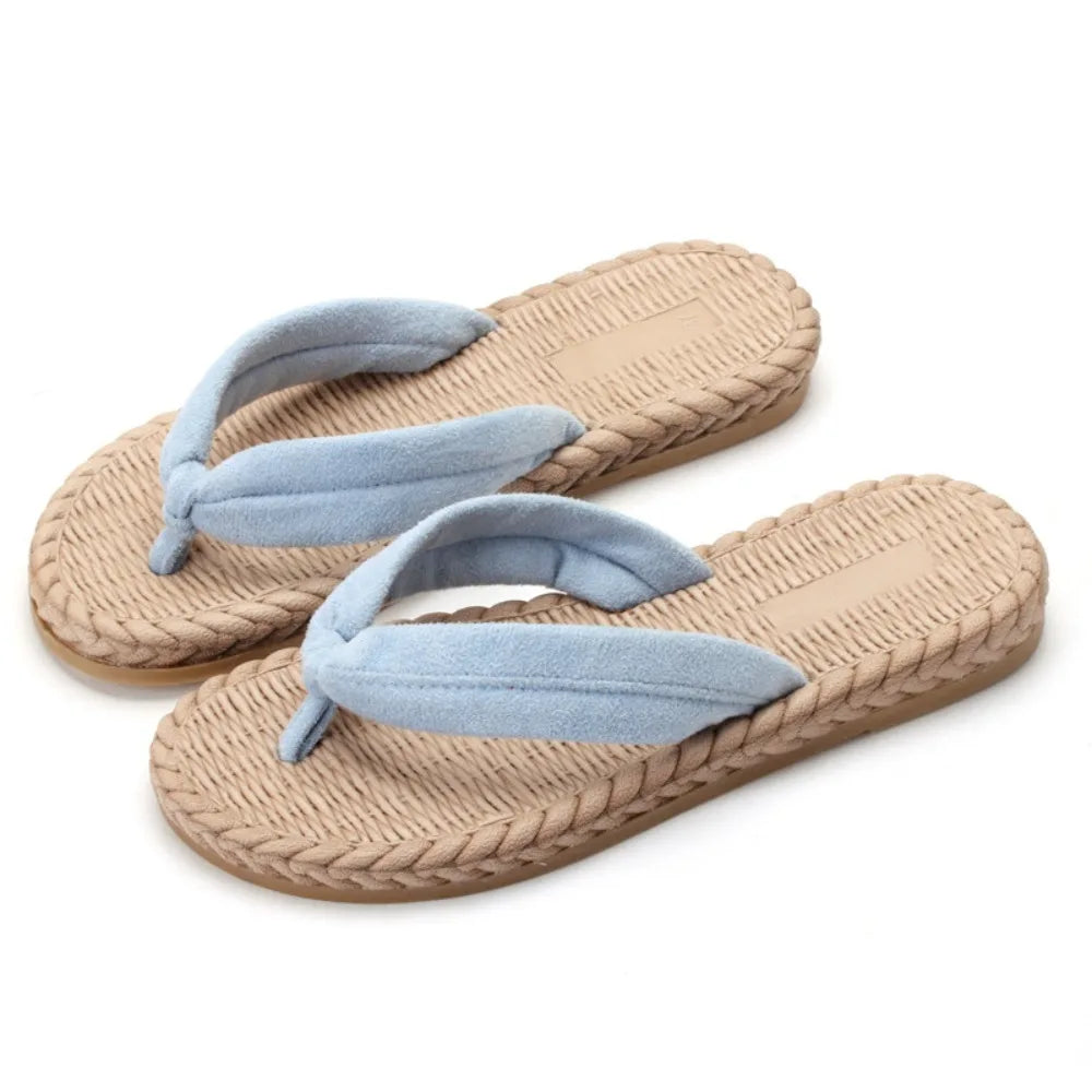 Casual Soft-soled Anime Cosplay Clogs Non-Slip Flat Flip Flops Shoes Sandals Japanese Style Slippers Girls