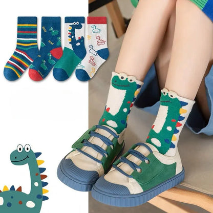 5 Paar Socken für Kinder mit unterschiedlichen Motiven