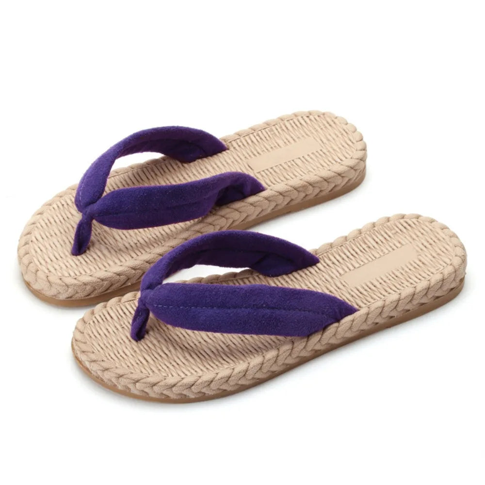Casual Soft-soled Anime Cosplay Clogs Non-Slip Flat Flip Flops Shoes Sandals Japanese Style Slippers Girls