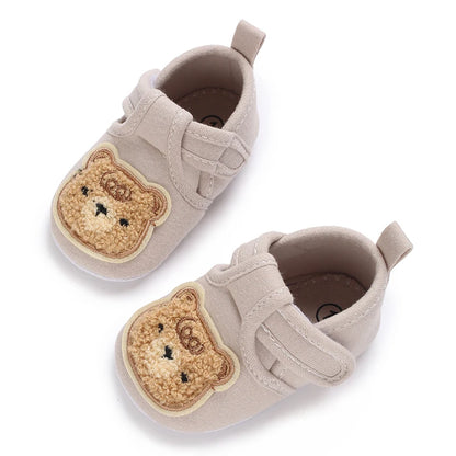 Sommersandalen für Babys (0-18 Monate) – ideal für Jungen und Mädchen – Lauflernhilfen – weiche Sohle – niedliches Bärenmotiv – lässig – leicht – bequem
