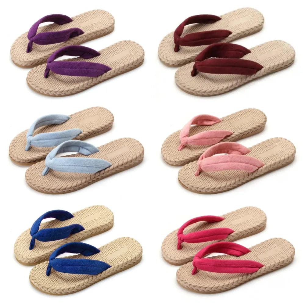 Casual Soft-soled Anime Cosplay Clogs Non-Slip Flat Flip Flops Shoes Sandals Japanese Style Slippers Girls
