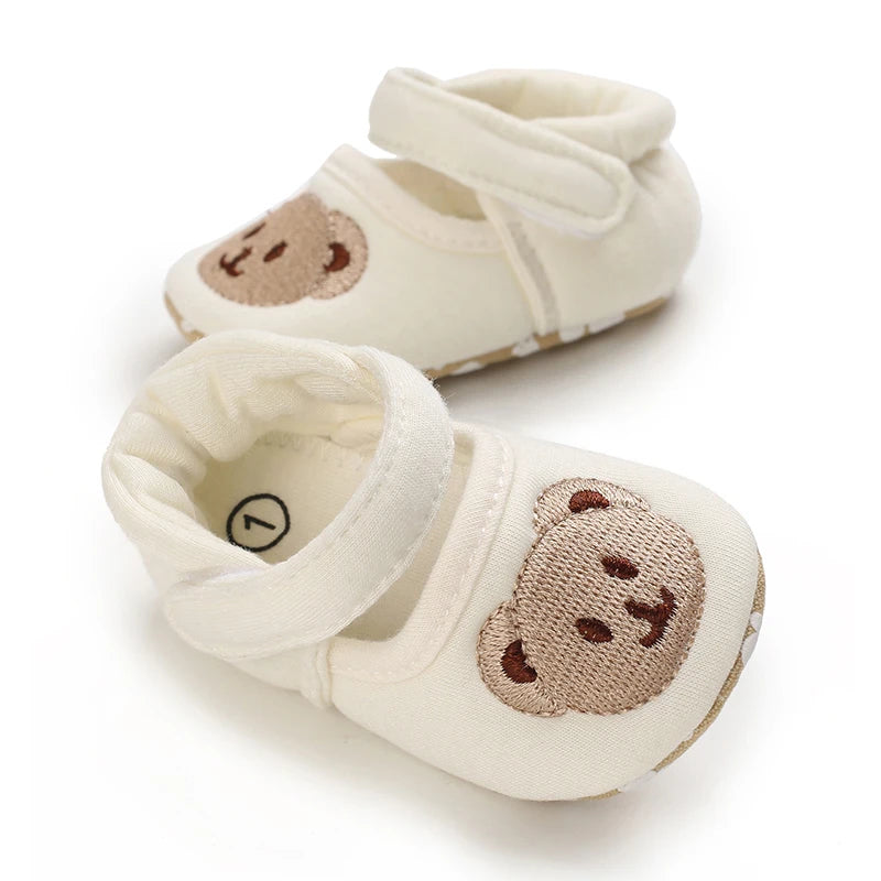 Sommersandalen für Babys (0-18 Monate) – ideal für Jungen und Mädchen – Lauflernhilfen – weiche Sohle – niedliches Bärenmotiv – lässig – leicht – bequem
