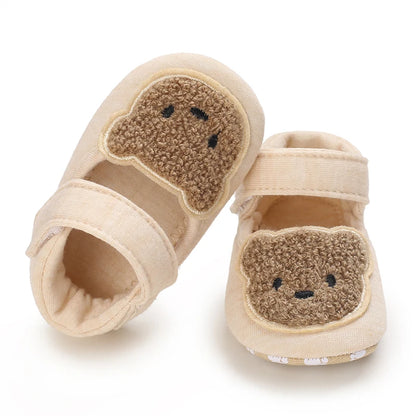Sommersandalen für Babys (0-18 Monate) – ideal für Jungen und Mädchen – Lauflernhilfen – weiche Sohle – niedliches Bärenmotiv – lässig – leicht – bequem