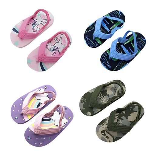 🩴 Kinder Flip Flops mit Cartoon-Design – perfekt für Sommer, Strand & Spaß! ☀️🌊
