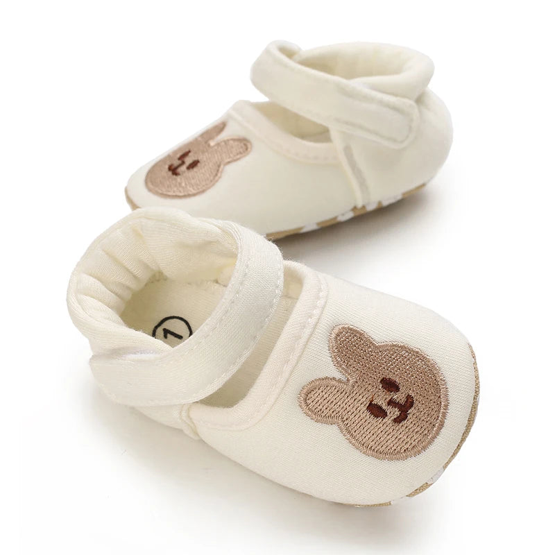 Sommersandalen für Babys (0-18 Monate) – ideal für Jungen und Mädchen – Lauflernhilfen – weiche Sohle – niedliches Bärenmotiv – lässig – leicht – bequem