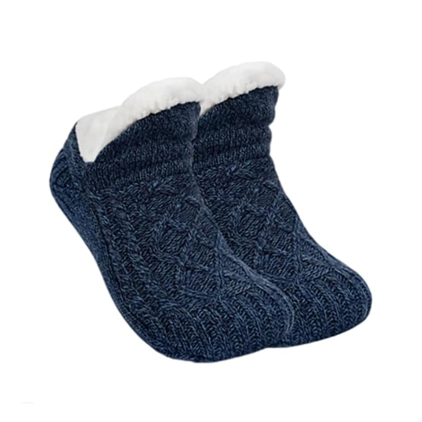 Dicke, wärmende Hausschuhe für Damen und Herren – neue Wintersocken aus Baumwolle, kurz, weich, rutschfest, flauschig.