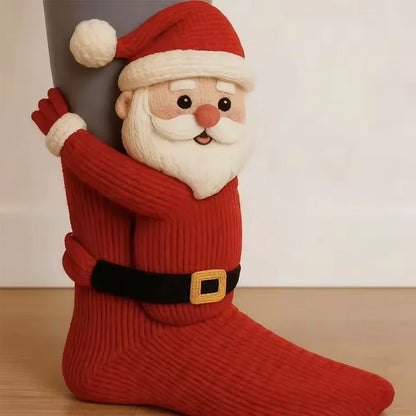 3D-Stricksocken mit Tiermotiven – niedlich, kuschelig, dick und warm – ideal für Frauen, Teenager und Kinder – perfekt als Geschenk für Zuhause, Winter, Feiertage oder Weihnachten.